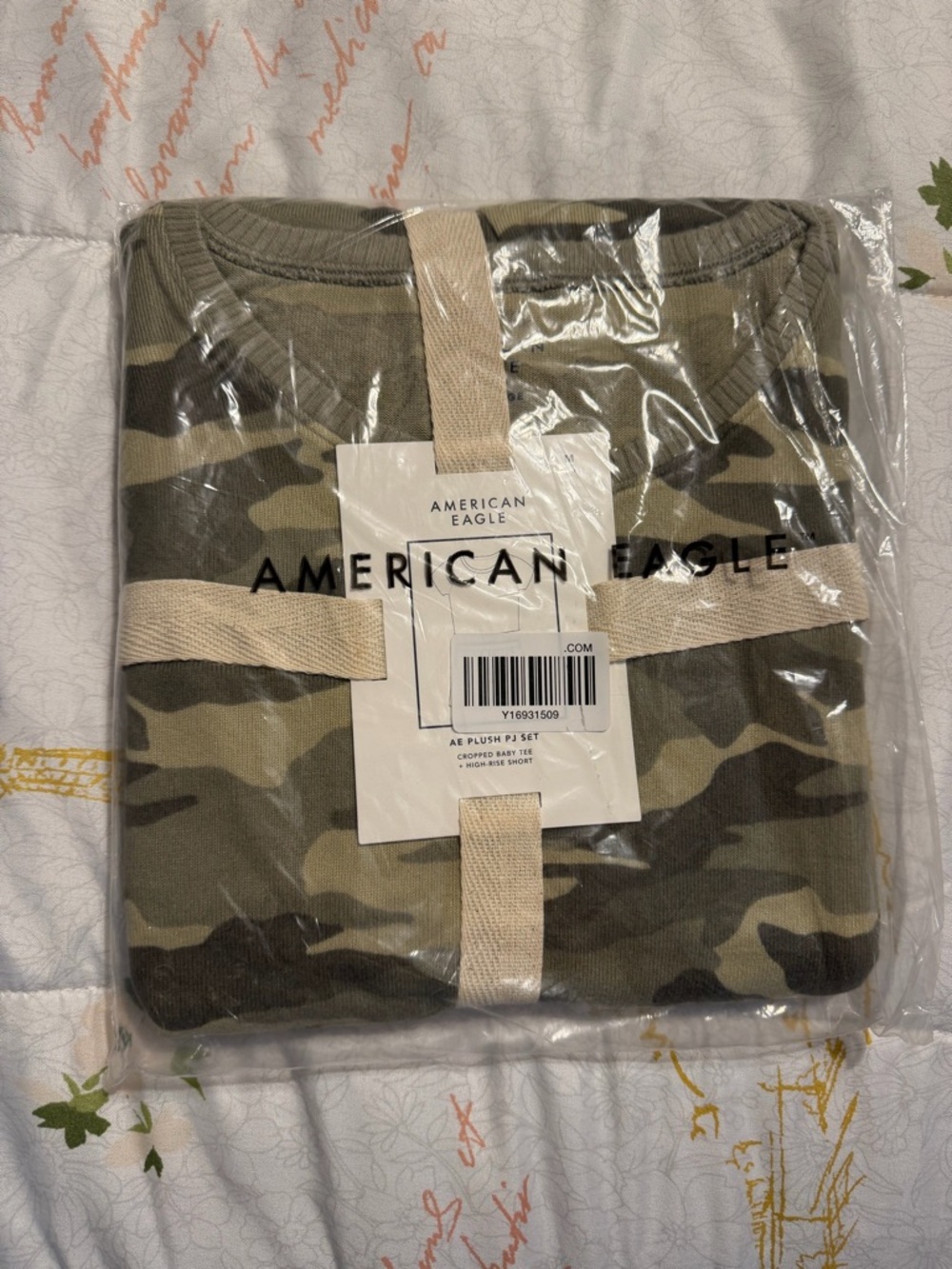 American Eagle Plush PJ set